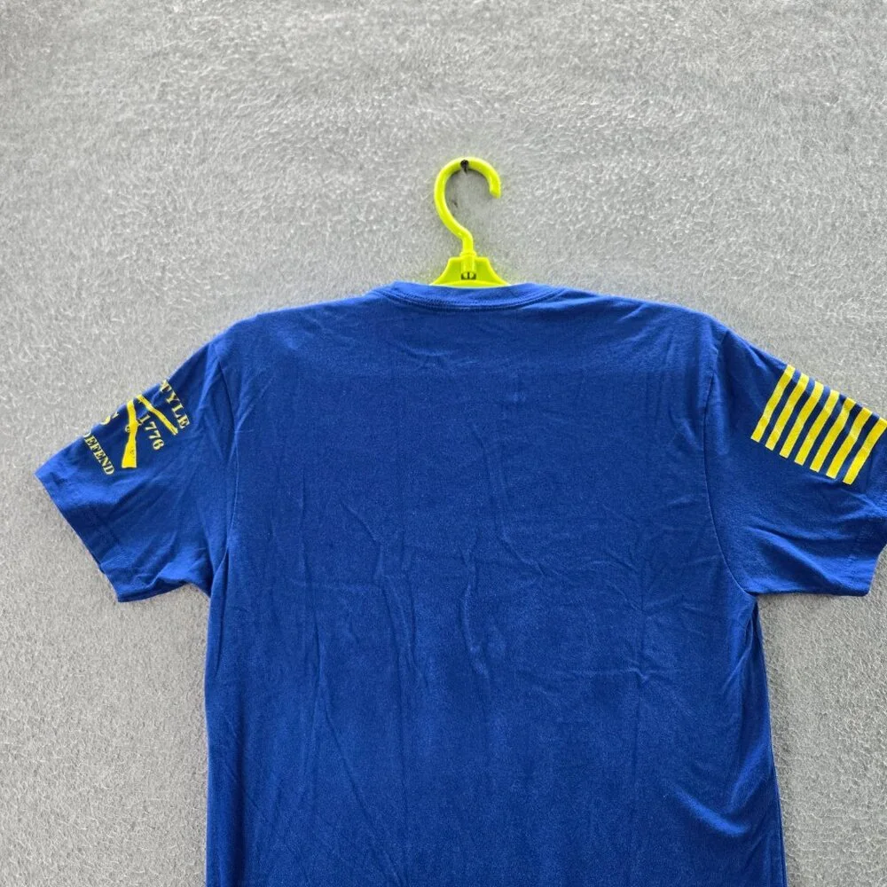 Grunt Style Men‎ Shirt SMALL Blue Graphic Print Day Of The Dad Printed